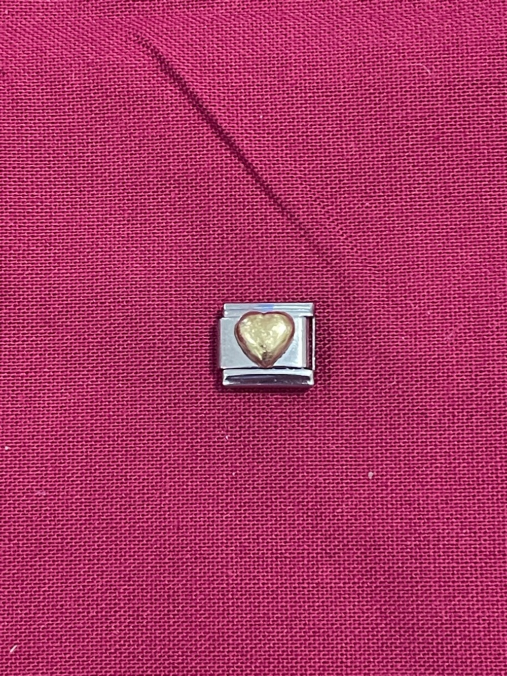 Vintage Gold Heart DynaFlex Italian Charm